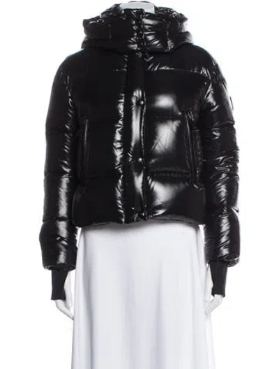 Pre-owned Sam Nylon Down Jacket In Black