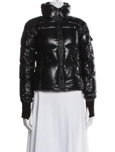 Pre-owned Sam Nylon Down Jacket In Black