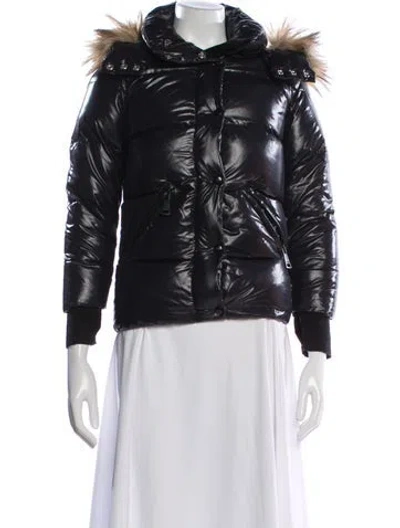 Pre-owned Sam Nylon Down Jacket In Black