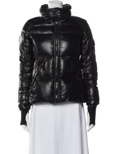 Pre-owned Sam Nylon Down Jacket In Black
