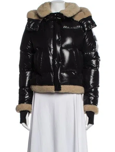 Pre-owned Sam Nylon Down Jacket In Black