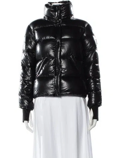 Pre-owned Sam Nylon Down Jacket In Black