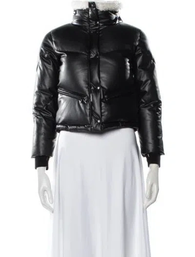 Pre-owned Sam Nylon Down Jacket In Black
