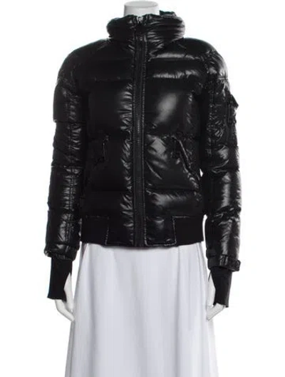 Pre-owned Sam Nylon Down Jacket In Black