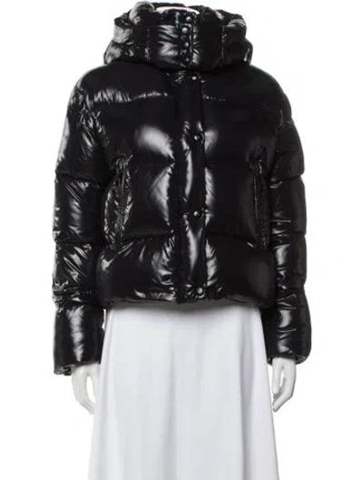 Pre-owned Sam Nylon Down Jacket In Black
