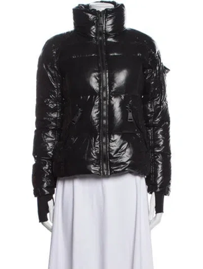 Pre-owned Sam Nylon Down Jacket In Black