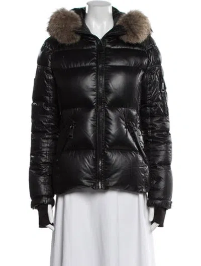 Pre-owned Sam Nylon Down Jacket In Black
