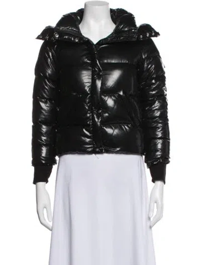 Pre-owned Sam Nylon Down Jacket In Black