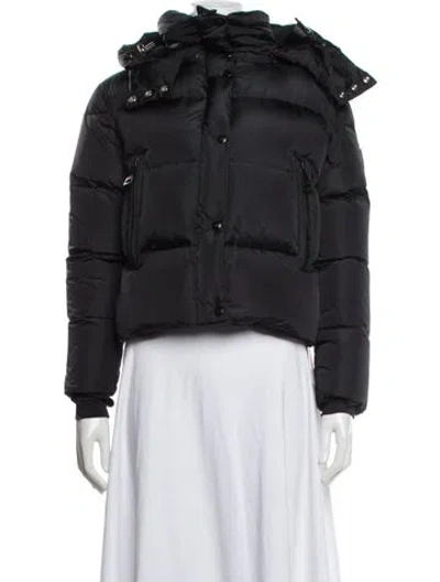 Pre-owned Sam Nylon Down Jacket In Black