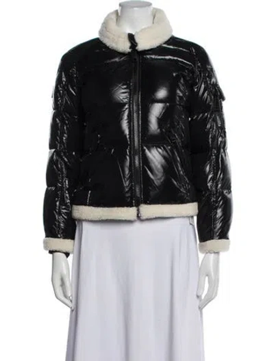 Pre-owned Sam Nylon Down Jacket In Black
