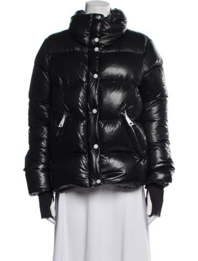 Pre-owned Sam Nylon Down Jacket In Black