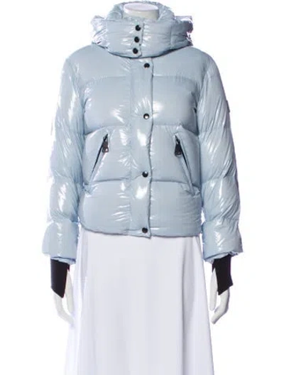 Pre-owned Sam Nylon Down Jacket In Blue