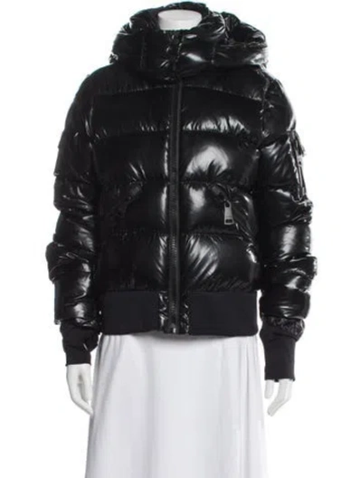 Pre-owned Sam Nylon Down Jacket In Blue