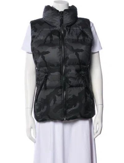 Pre-owned Sam Nylon Down Jacket In Gray