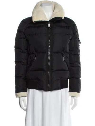 Pre-owned Sam Nylon Down Jacket In Gray