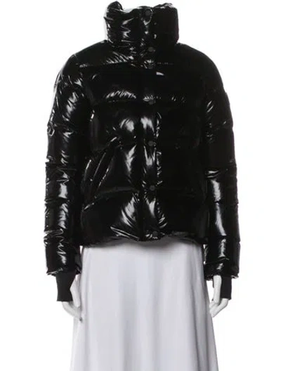 Pre-owned Sam Nylon Down Jacket In Green