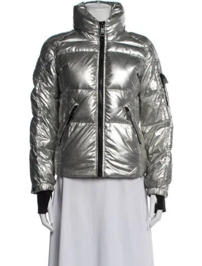Pre-owned Sam Nylon Down Jacket In Multicolor