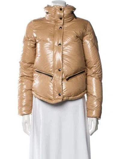 Pre-owned Sam Nylon Down Jacket In Neutral
