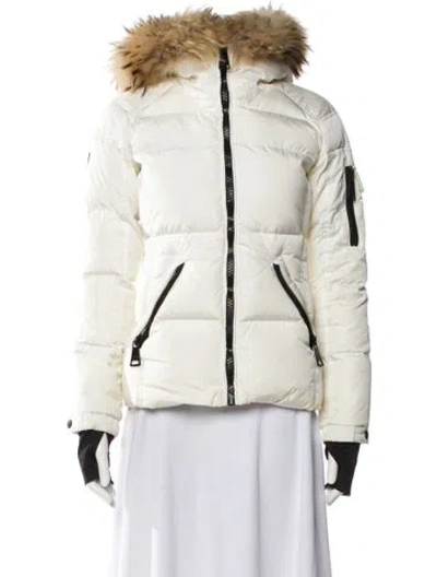 Pre-owned Sam Nylon Down Jacket In Neutral