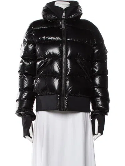 Pre-owned Sam Nylon Down Jacket In Neutral