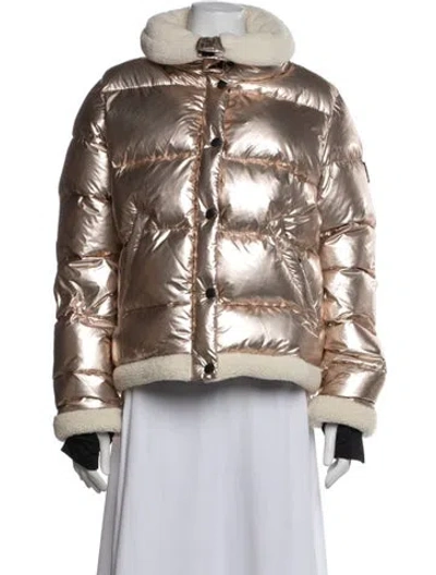 Pre-owned Sam Nylon Down Jacket In Neutrals