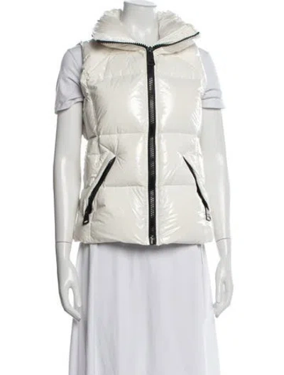 Pre-owned Sam Nylon Down Jacket In Neutrals