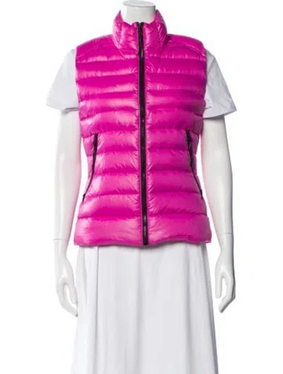 Pre-owned Sam Nylon Down Jacket In Pink