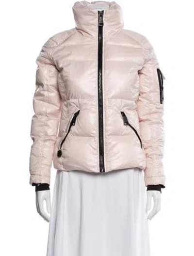 Pre-owned Sam Nylon Down Jacket In Pink