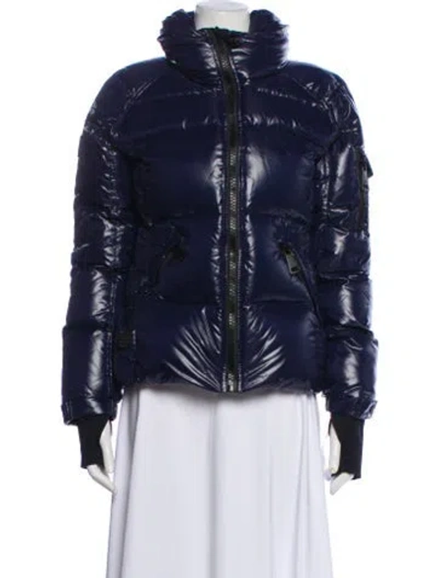 Pre-owned Sam Nylon Down Jacket W/ Tags In Blue