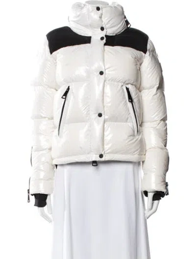 Pre-owned Sam Nylon Down Jacket In White