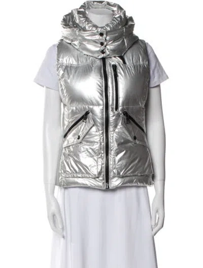 Pre-owned Sam Nylon Graphic Print Vest