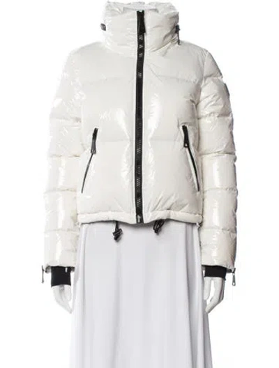 Pre-owned Sam Nylon Jacket In Neutral