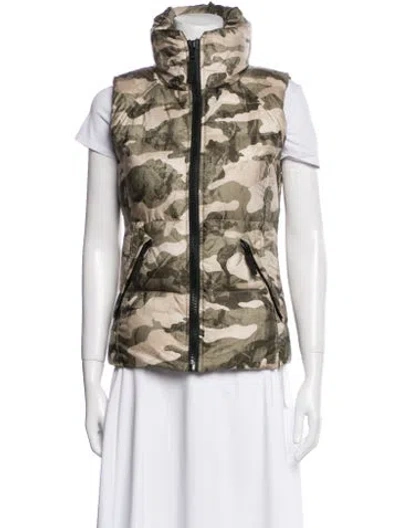 Pre-owned Sam Nylon Printed Down Jacket In Multi