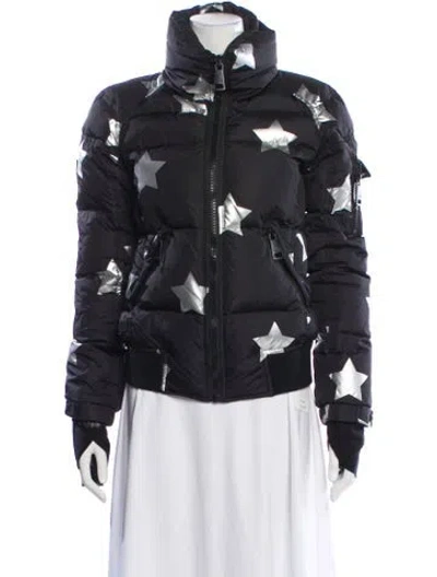 Pre-owned Sam Nylon Printed Down Jacket In Multi