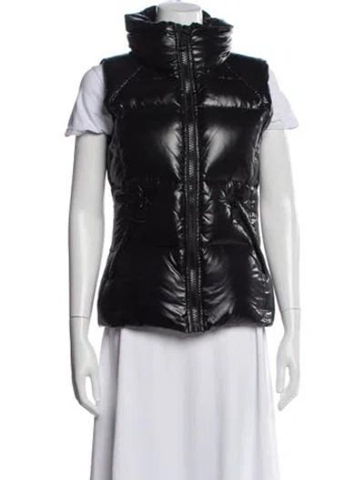 Pre-owned Sam Nylon Vest In Black