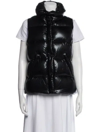 Pre-owned Sam Nylon Vest In Black