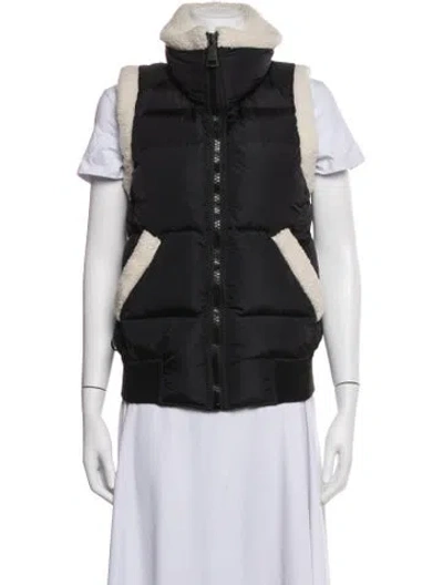 Pre-owned Sam Nylon Vest In Black