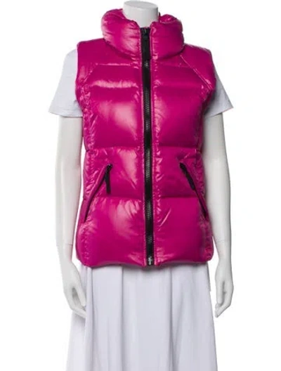 Pre-owned Sam Nylon Vest W/ Tags In Pink