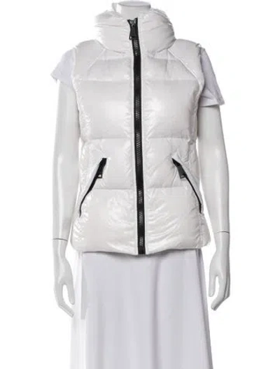 Pre-owned Sam Nylon Vest In White