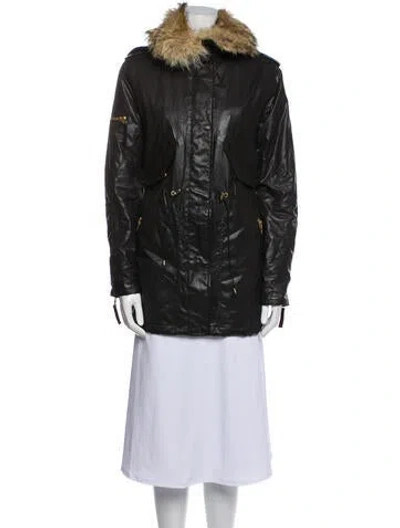 Pre-owned Sam Parka In Black