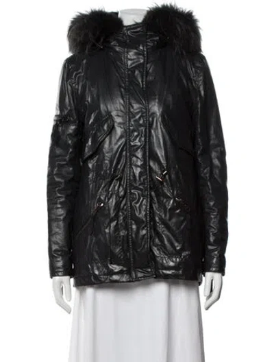 Pre-owned Sam Parka In Black