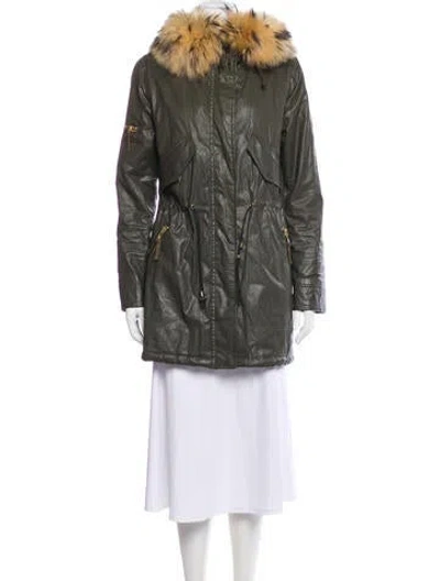Pre-owned Sam Parka In Brown