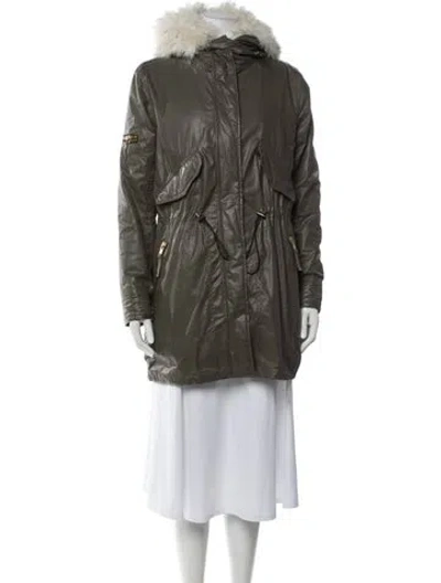 Pre-owned Sam Parka In Green