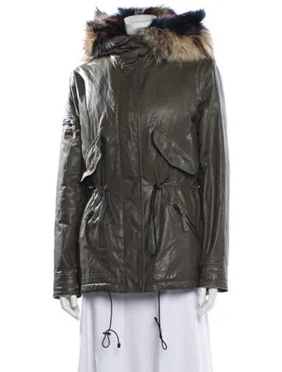 Pre-owned Sam Parka In Green