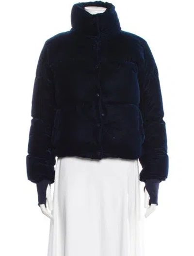 Pre-owned Sam Puffer Jacket In Blue