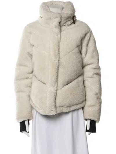 Pre-owned Sam Puffer Jacket In Neutral