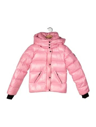 Pre-owned Sam Kids' Solid Down Coat In Pink