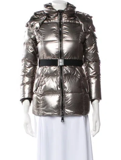 Pre-owned Sam Tie-dye Print Down Jacket In Blue