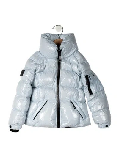 Pre-owned Sam Babies' Toddler Girls' Coat In Blue
