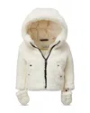 SAM UNISEX SNOWBALL FAUX SHEARLING HOODED DOWN JACKET - BABY